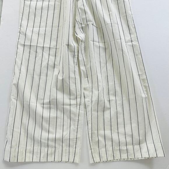 NEW Anthropologie Wren Boxer Pant Small Wide Leg Cream Stripe Lounge Comfort - Picture 7 of 8